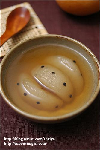 기침가래 물렀거라!!~궁중 음료 ~배숙