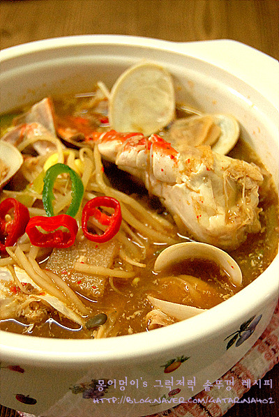 제철에 안먹으면 서운해요~/꽃게 된장찌개~