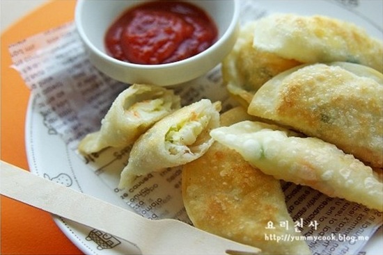 맛살 크림치즈만두