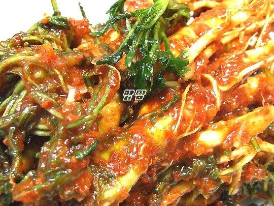 냉이와깻잎 이미지