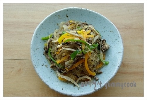 잡채, 실리콘찜기로 하는 초간단잡채~~♬