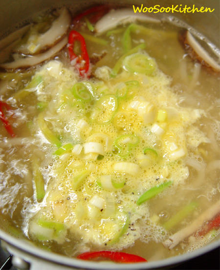 계란떡국&계란우동