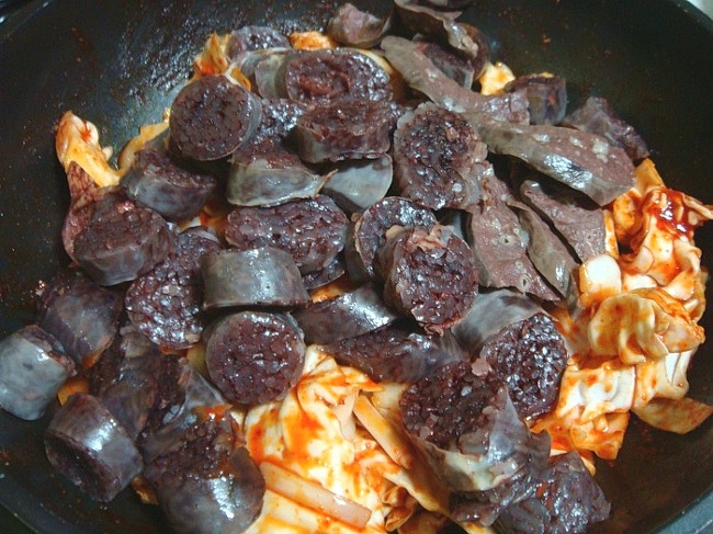 매콤한 신림동 순대볶음