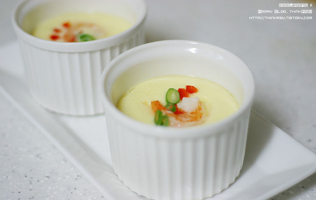 부드러운 일식 계란찜