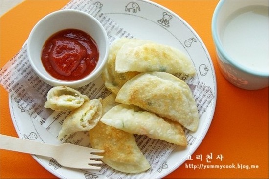 맛살 크림치즈만두