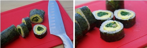 시금치 달걀김밥, 시금치 많이 먹어요 ~~ ♬